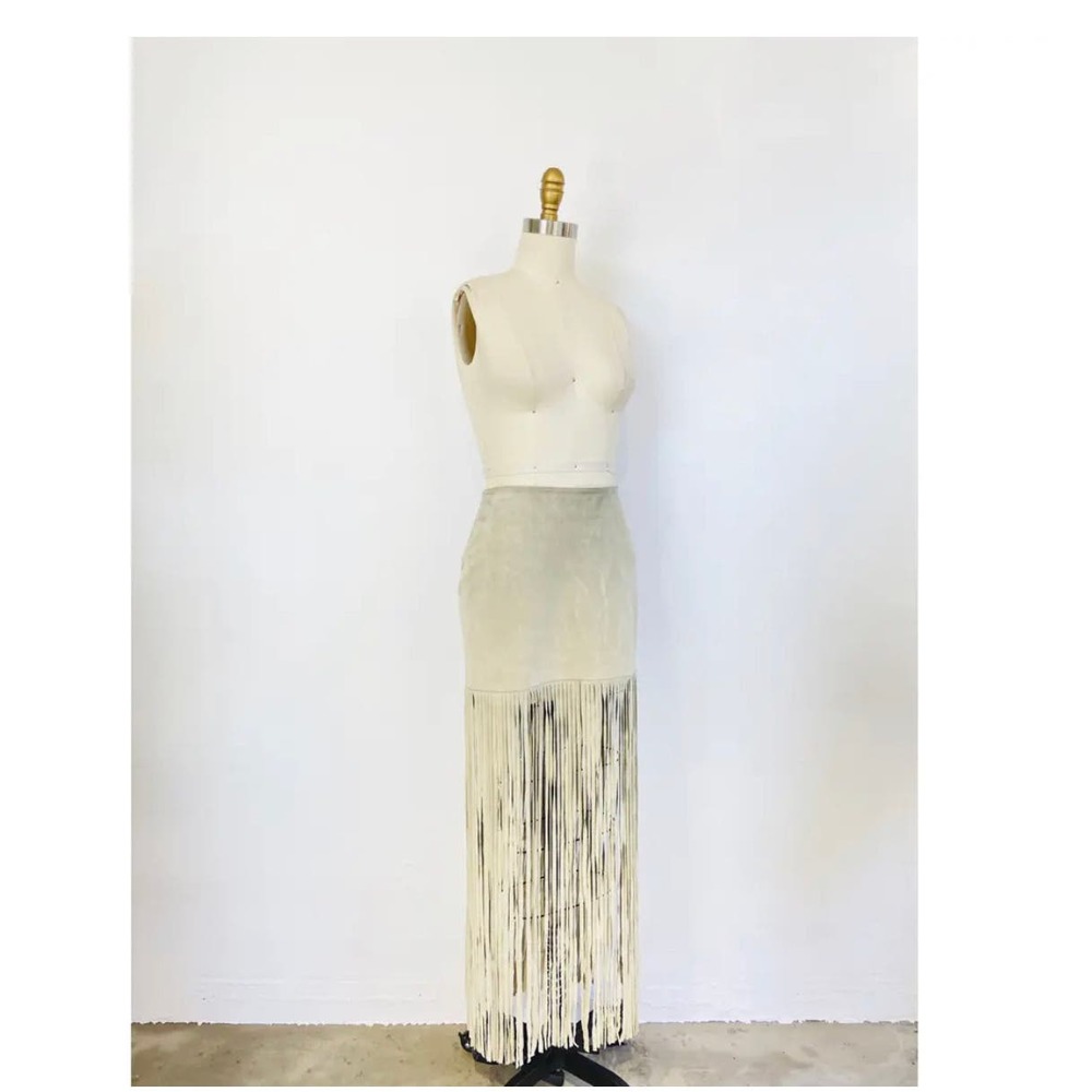 The Perfext Leather Maxi Skirt Size Large New with tags